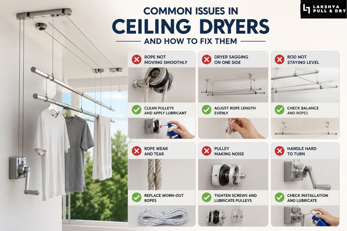 Common Issues in Ceiling Dryers and How to Fix Them