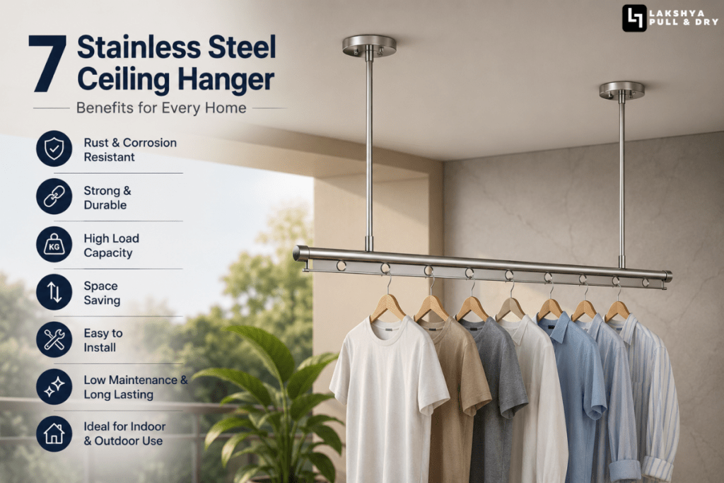 7 Stainless Steel Ceiling Hanger Benefits for Every Home