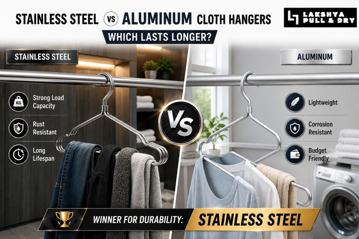 Stainless Steel vs Aluminum Cloth Hangers: Which Lasts Longer