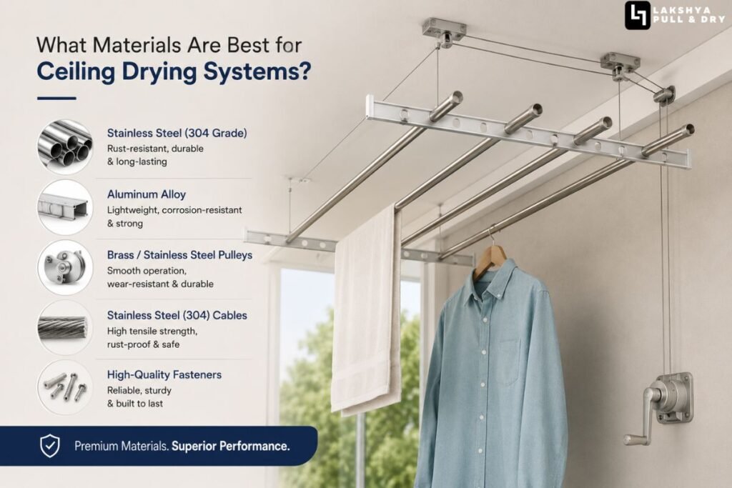 What Materials Are Best for Ceiling Drying Systems