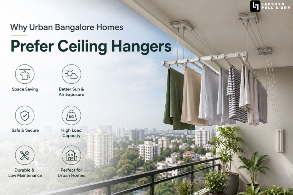 Why Urban Bangalore Homes Prefer Ceiling Hangers