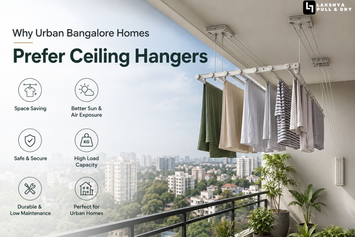 Why Urban Bangalore Homes Prefer Ceiling Hangers