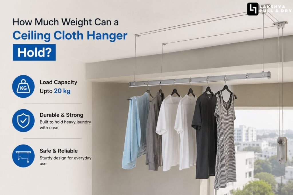How Much Weight Can a Ceiling Cloth Hanger Hold?
