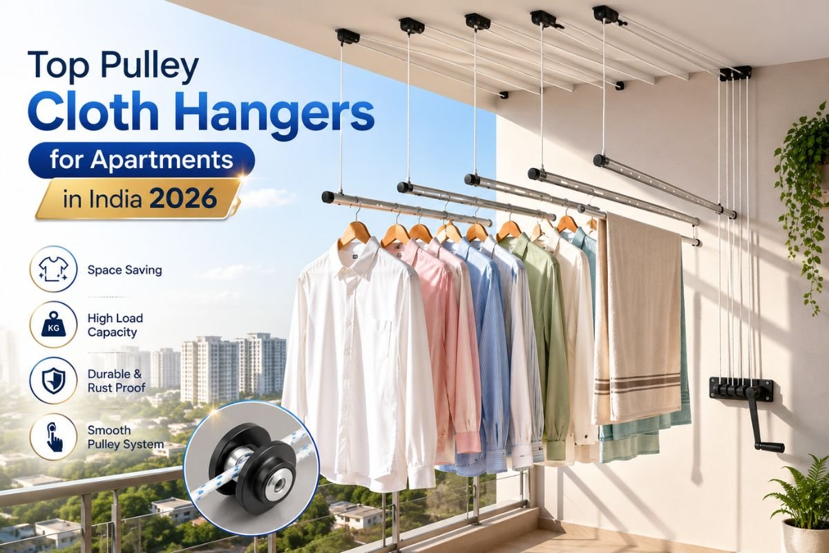 Top Pulley Cloth Hangers for Apartments in India 2026